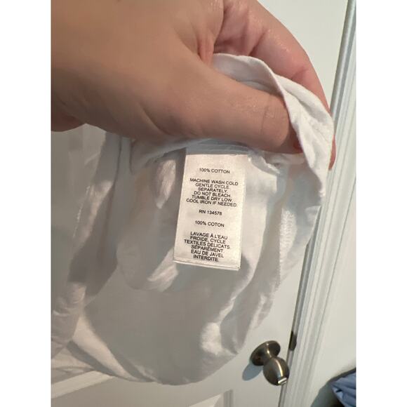 Vineyard Vines Surf Tee Flutter Sleeve Tee – Size Large – White - Picture 5 of 6